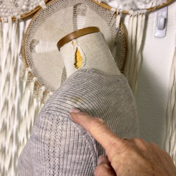 Thakoon Gray Merino Wool Long Sleeve Ruffle Hem Sweater Dress NWT M - Picture 8 of 12